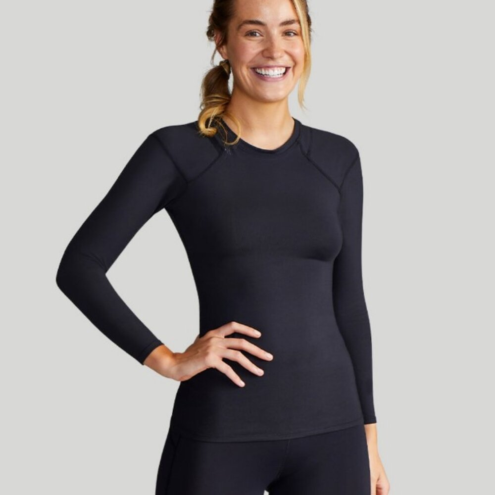 Tommie Copper Women's Long Sleeve Compression Top Large